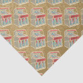 Papier Mousseline Juke-box (Détail)