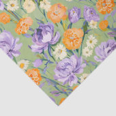 Papier Mousseline Julie Floral (Détail)