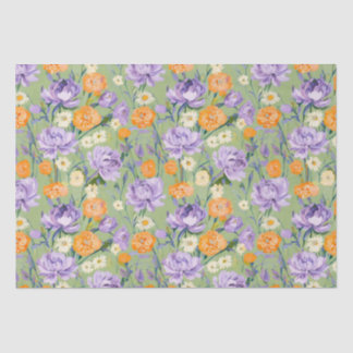 Papier Mousseline Julie Floral