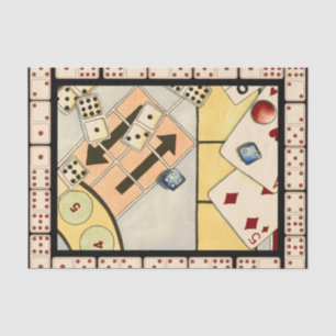 Papier Mousseline Jumbled Assortiment of Games of Chance