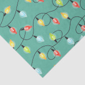 Papier Mousseline Jumelage des lumières Noël Motif de vacances (Détail)