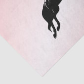 Papier Mousseline Jumper rose équestre (Détail)