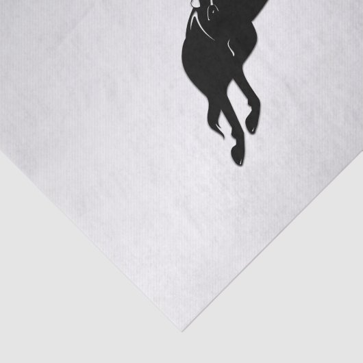 Papier Mousseline Jumper Silver équestre (Détail)