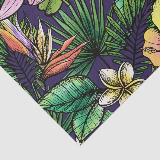 Papier Mousseline Jungle (Détail)