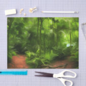 Papier Mousseline Jungle Imaginaire (Artisanat)