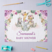 Papier Mousseline Jungle tropicale Baby shower d'animaux sauvages (Artisanat)