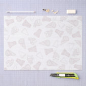 Papier Mousseline Juste du papier Tissu rose (Artisanat)