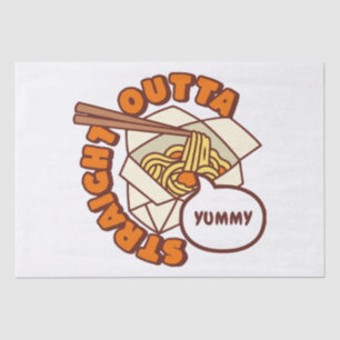 Papier Mousseline Juste En Dehors De Yummy Ramen nouilles