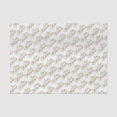 Papier Mousseline Juste motif marié (Recto)