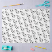 Papier Mousseline Juste un petit problème Vieux anglais Sheepdog Gre (Artisanat)