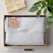 Papier Mousseline Juste un Shiba allongé bas : mignonne conception S (Cadeau)