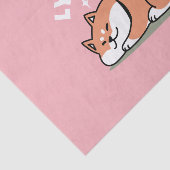 Papier Mousseline Juste un Shiba allongé bas : mignonne conception S (Détail)