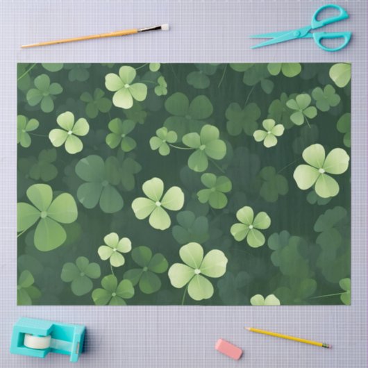 Papier Mousseline Juste une autre conception de la série St Patrick (Artisanat)