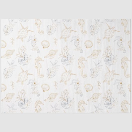 Papier Mousseline Juste une autre série Nautique Design 3 (Recto)