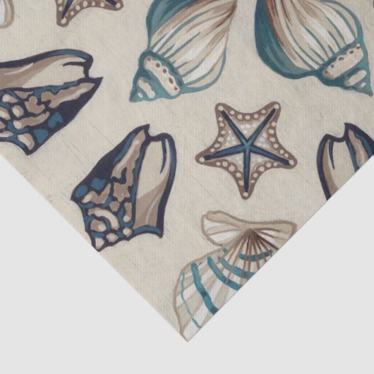 Papier Mousseline Kaléidoscope côtier I (Détail)