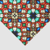 Papier Mousseline kaléidoscope face papier tissu (Détail)