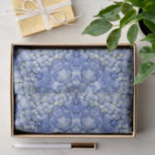 Papier Mousseline Kaleidoscope floral moderne Blue Hydrangea (Cadeau)