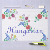 Papier Mousseline Kalocsa hongroise Broderie Art populaire (Artisanat)