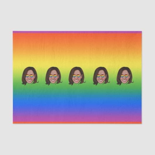 Papier Mousseline Kamala Harris Pride (Recto)