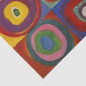Papier Mousseline Kandinsky Farbstudie Quadrate Carrés colorés (Détail)