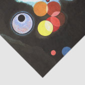 Papier Mousseline Kandinsky - Plusieurs cercles (Détail)