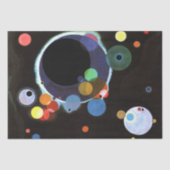 Papier Mousseline Kandinsky - Plusieurs cercles (Recto)