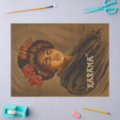 Papier Mousseline Karama : Actrice japonaise Romance Geisha (Artisanat)