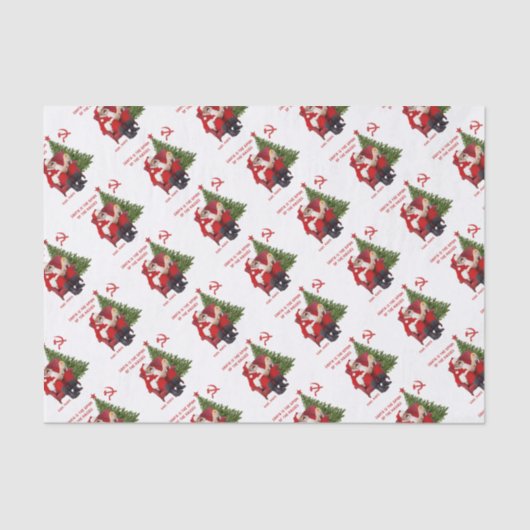 Papier Mousseline Karl Marx Père Noël (Recto)