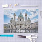 Papier Mousseline Karlskirche à Vienne, Autriche (Artisanat)