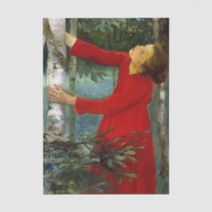 Papier Mousseline Károly Ferenczy - Chant d'oiseau