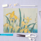 Papier Mousseline Katsushika Hokusai - Grasshopper et Iris (Artisanat)