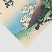 Papier Mousseline Katsushika Hokusai - Mishima Pass à Kai Provence (Détail)