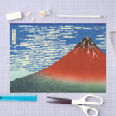Papier Mousseline Katsushika Hokusai - Vent Fin, Matin Clair (Artisanat)