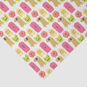 Papier Mousseline Kawaii Monster Birthday Tissue Paper (Détail)