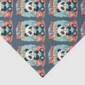 Papier Mousseline Kawaii Panda Pajama Party Cosy Slepov esthétique (Détail)