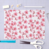 Papier Mousseline kawaii pink cherry blossoms (Artisanat)
