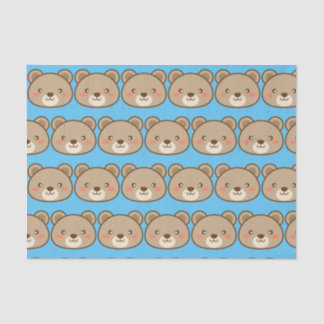 Papier Mousseline Kawaii Teddy Bear