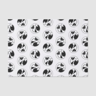 Papier Mousseline Keeshond Graphic Outline mignonne Original Animal 