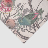 Papier Mousseline Keinen Kachō Gafu, Pl.03 par Imao Keinen (Détail)