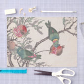 Papier Mousseline Keinen Kachō Gafu, Pl.03 par Imao Keinen (Artisanat)