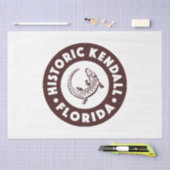 Papier Mousseline Kendall Florida Circle - Brown (Artisanat)
