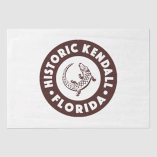 Papier Mousseline Kendall Florida Circle - Brown