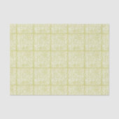 Papier Mousseline Khaki Safari Zebra, design carrelé (Recto)