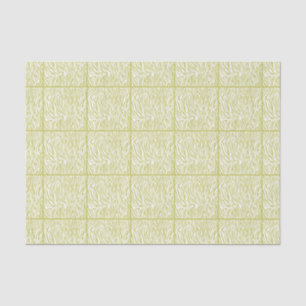 Papier Mousseline Khaki Safari Zebra, design carrelé