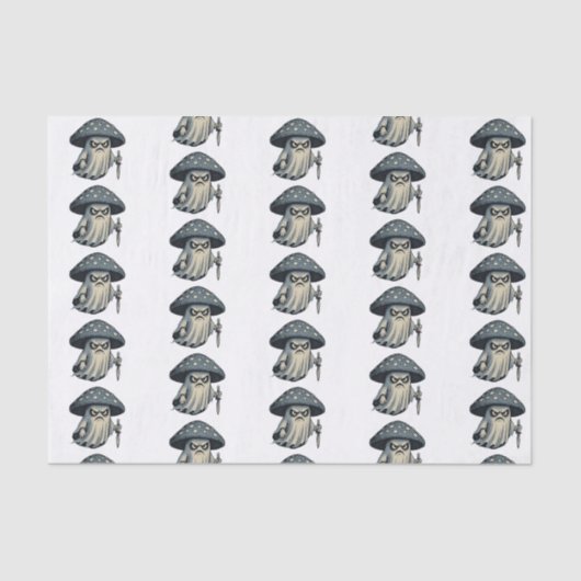 Papier Mousseline Killer 'Shroom – Spooky Ghost with Knife (Recto)