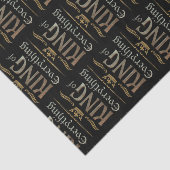 Papier Mousseline KING of EVERYTHING - Elegant Rich Royal Crown (Détail)