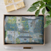 Papier Mousseline Kirche à Cassone par Gustav Klimt (Cadeau)