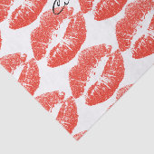 Papier Mousseline Kissing Red lips (Détail)