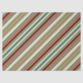 Papier Mousseline Kitschy Santa and Ornaments Complimentary Stripes (Recto)