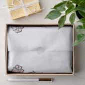 Papier Mousseline Kitty Chat Kitten Rose violet or fête d'anniversai (Cadeau)